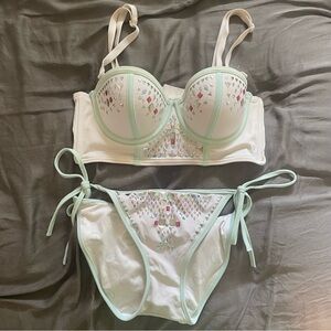 Rare VS Rhinestone Bikini Set